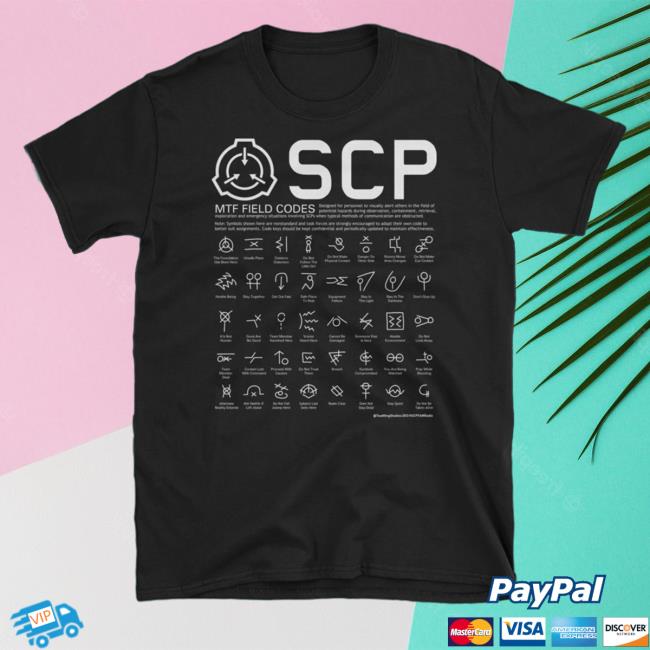 Scp Merch SCP Field Codes Tee Shirt