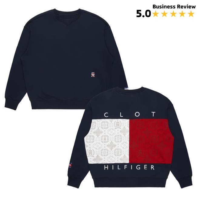 Official Juice Store Merch Tommy X Clot Flag Hoody - Eng (Navy) Juicestore Apparel Clothing Shop