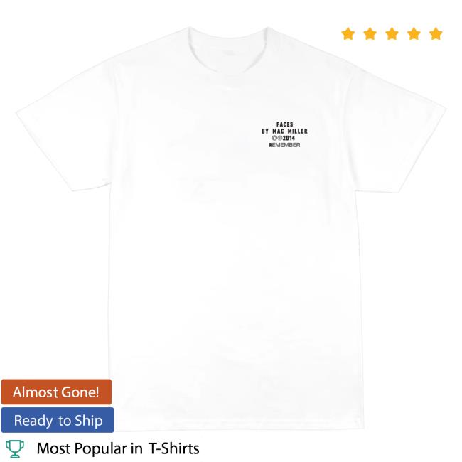 Official Mac Miller Merch Store Faces 10 Year Line Drawing Vintage Shirt Macmillerswebsite Clothing Shop