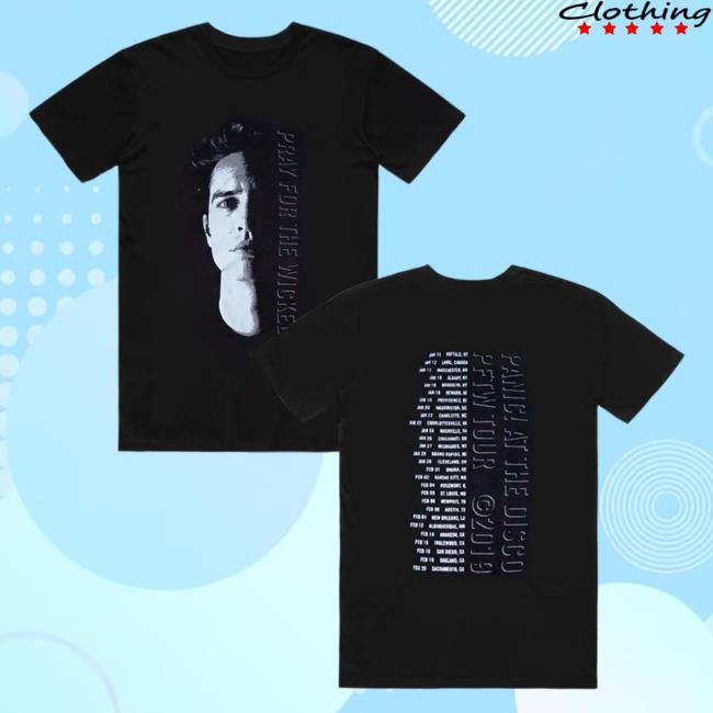 Official Panic! at the Disco Merch Store Panic! At The Disco Face Tour Shirt New