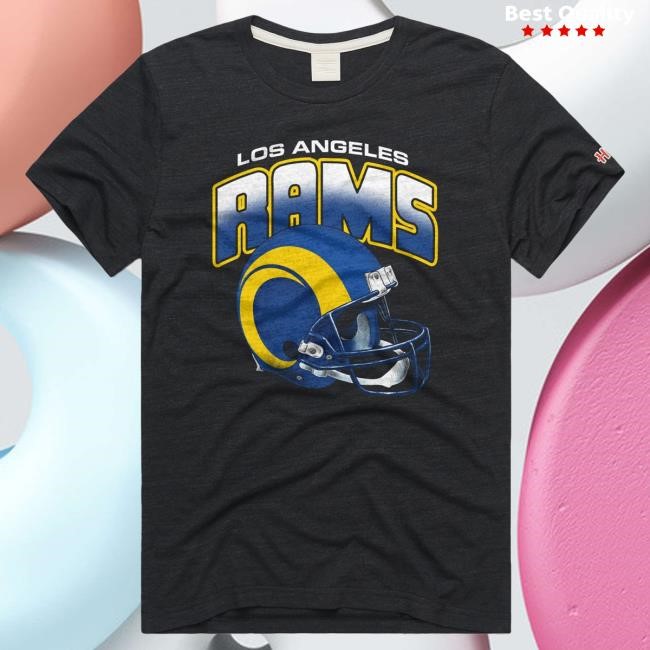 Los Angeles Rams Gradient Helmet Tee Shirt Homage | Los Angeles Rams Official | NFL Football