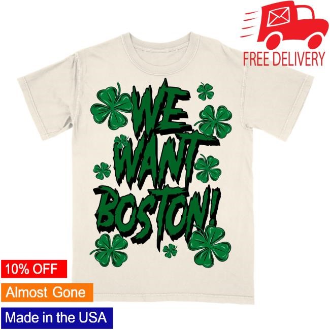Planet Euphoria Merch We Want Boston Tee – Euphoria Shop