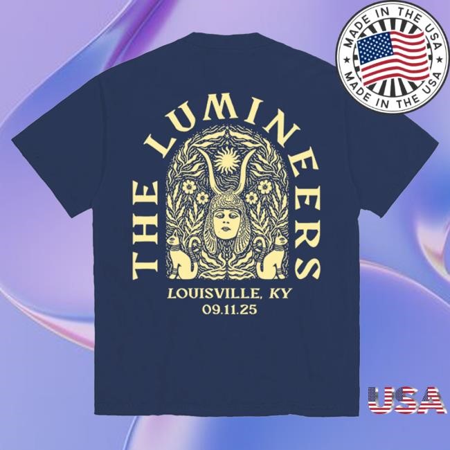Official Lumineers Store The Lumineers Automatic September 11th Louisville Event T Shirt