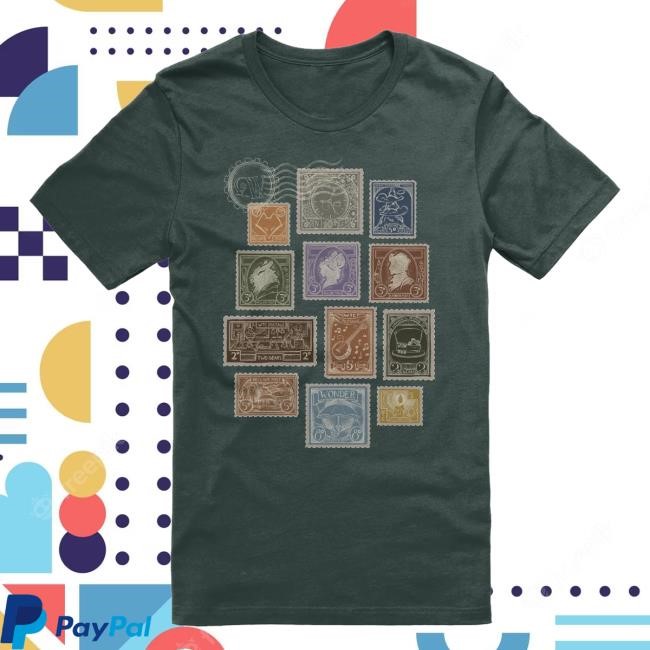 Just Roll With It - Wonderlust Stamp New Tee Just Roll With It Merch