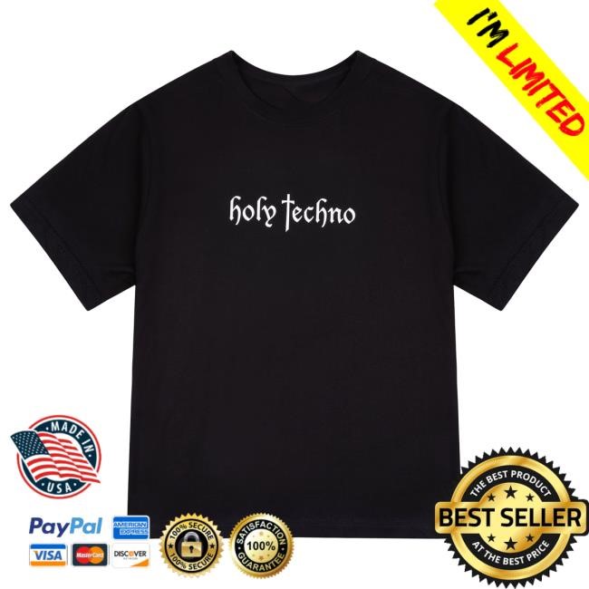 Holy Techno Tee Black - BOILER ROOM