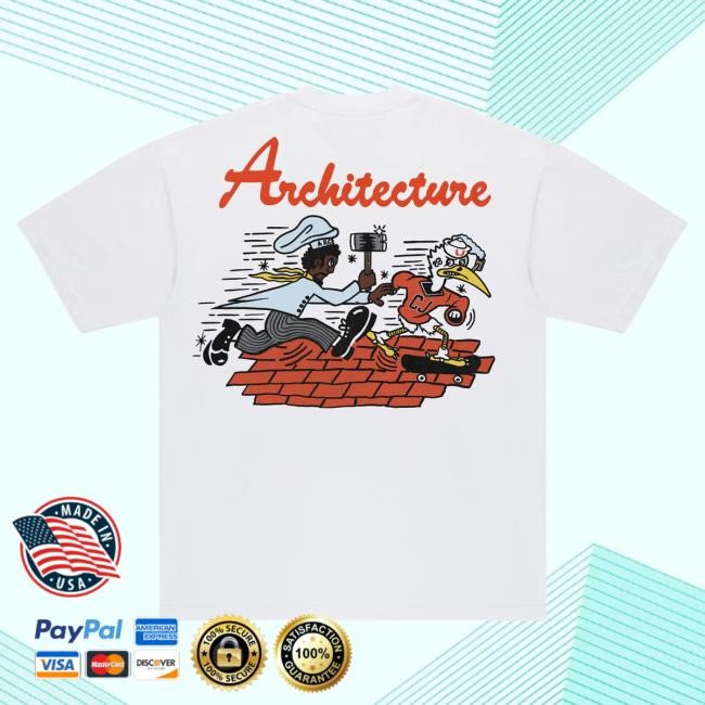 Official Travis Scott Merch Store CJ x ARCH Chef Tshirt Virgil Abloh Archive™ x Cactus Jack