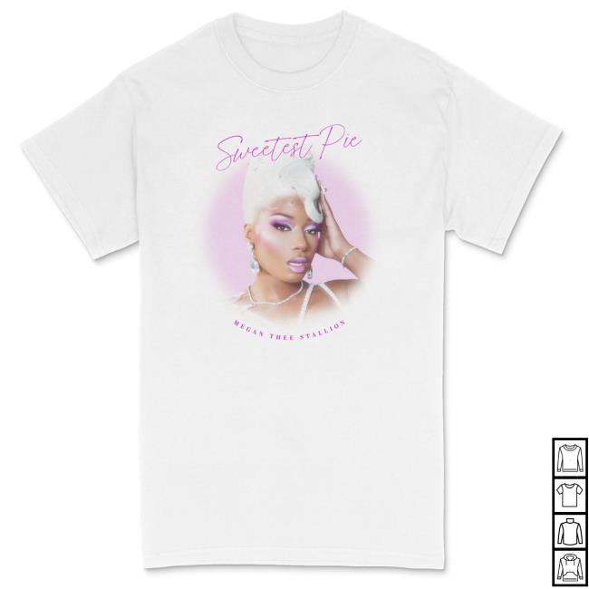 Official Megan Thee Stallion Merch Store Sweetest Pie Photo Top Shirt Megan Thee Stallion Clothing Shop MeganTheeStallion