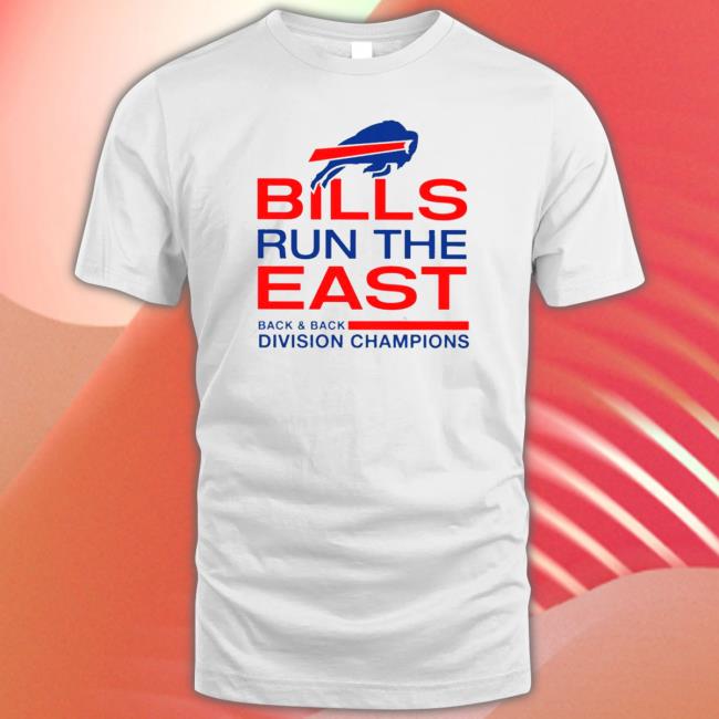 Official Bills Run The East Back & Back Division Champions Long Sleeve Shirts