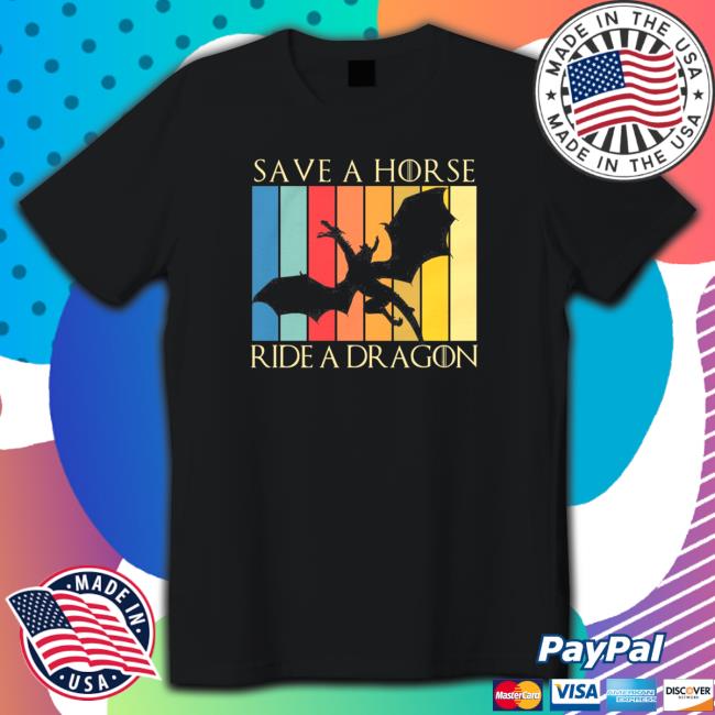 Bolen Media Merch Save A Horse Ride A Dragon Shirt