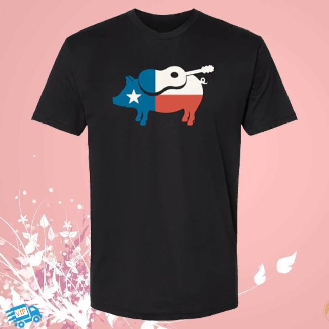 Windy City Smokeout Texas Flag Pig Shirt