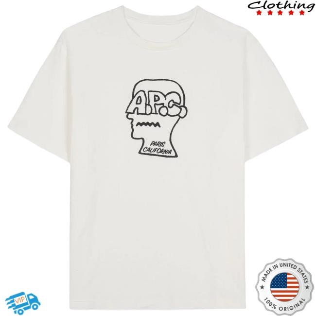 Official Brain Dead Merch Shop Brain Dead x A.P.C. Top Shirt - White