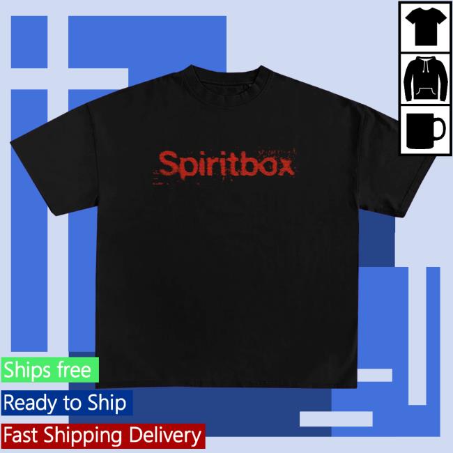 Official Spiritbox Merch Store Static Black Popover Shirt Spiritbox Clothing Shop Spirit Box