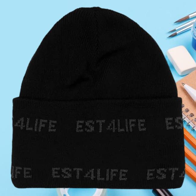 Official Mgk Merch Store Machine Gun Kelly Est 4 Life Beanie Cap Mgk Apparel Clothing Shop