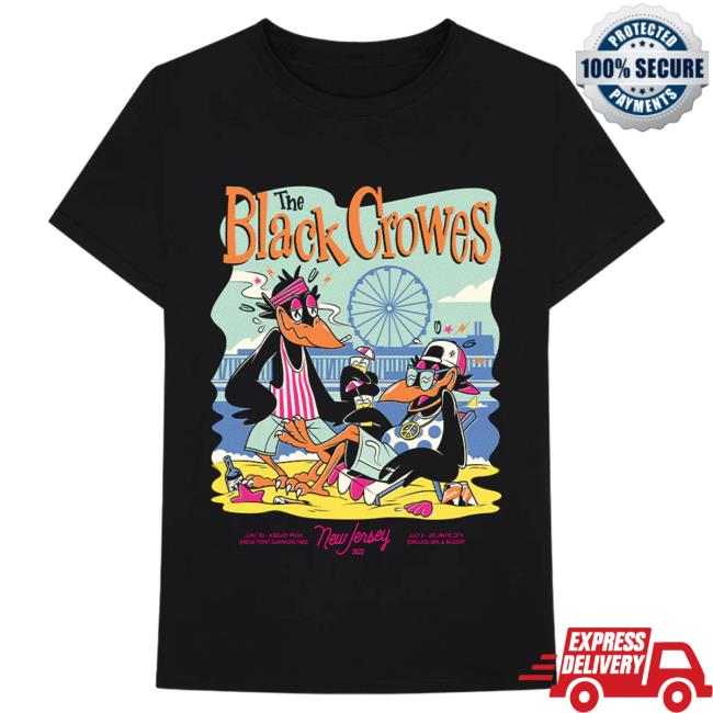 Official The Black Crowes The Black Crowes World Tour 2022 New Jersey Tshirt