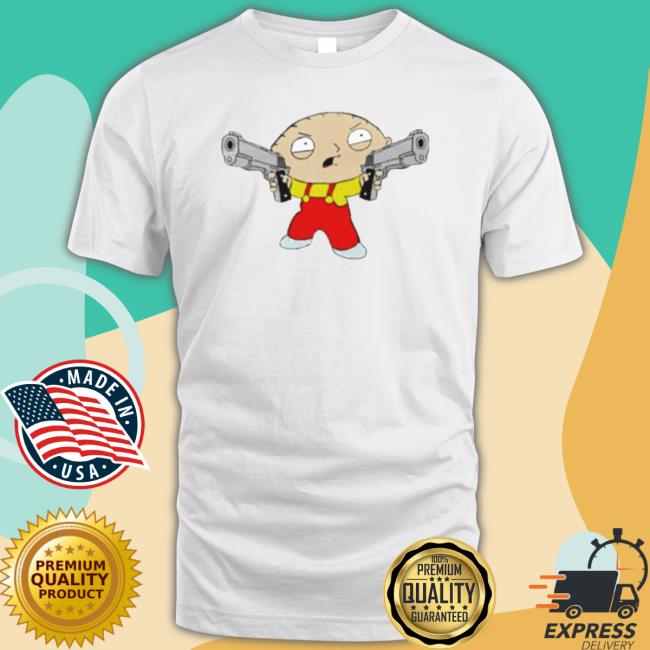 Official Family Guy Stewie Griffin Gun Sweatshirts
