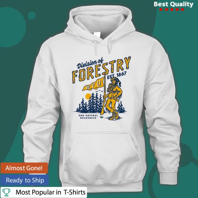 WVU Division of Forestry Sweatshirt Official Homefield Merch WVU Division of Forestry Tee