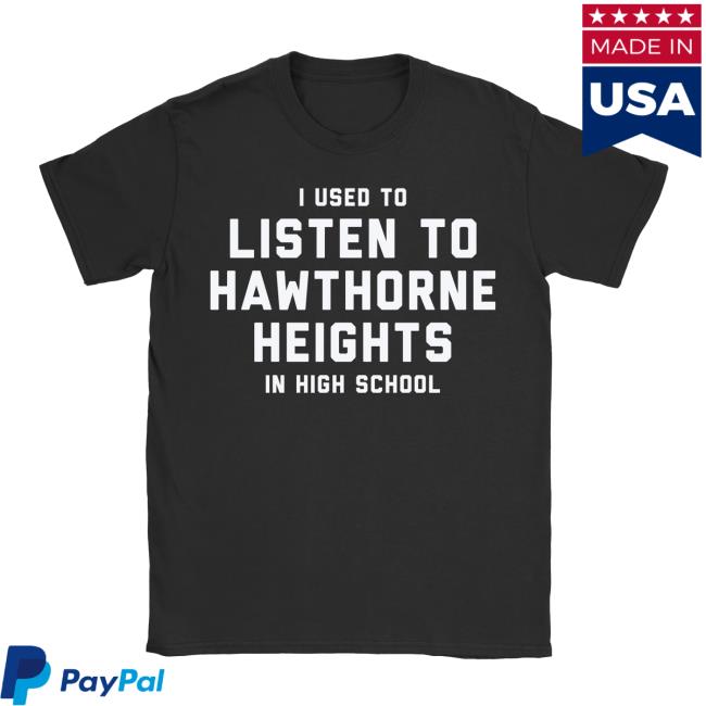 Hawthorne Heights Merch High School Shirt