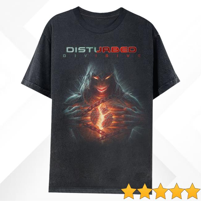 Official Disturbed Merch Store Disturbed Black Divisive New Shirt Disturbed1
