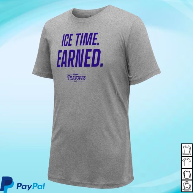 Pwhl Playoffs Ice Time Earned Essential T Shirt – The Official Shop Merch PWHL