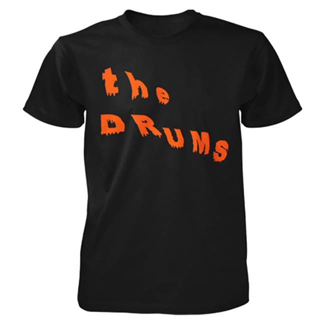 Official Kings Road Merch Store The Drums Abysmal Thoughts Logo T-Shirts (Black)