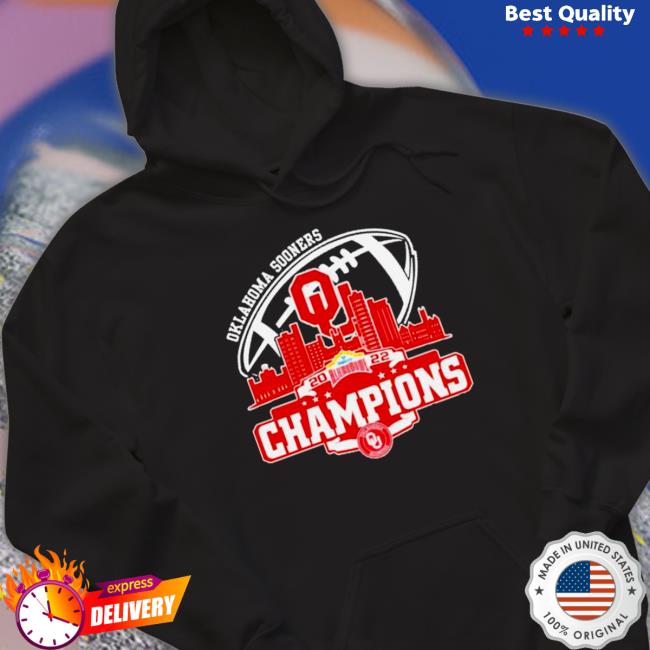 Oklahoma Sooners Logo Alamobowl City 2022 Champions Tee Shirts