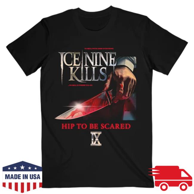 Official Ink Merch Store Ice Nine Kills Hip To Be Scared Popover Shirt IceNineKills