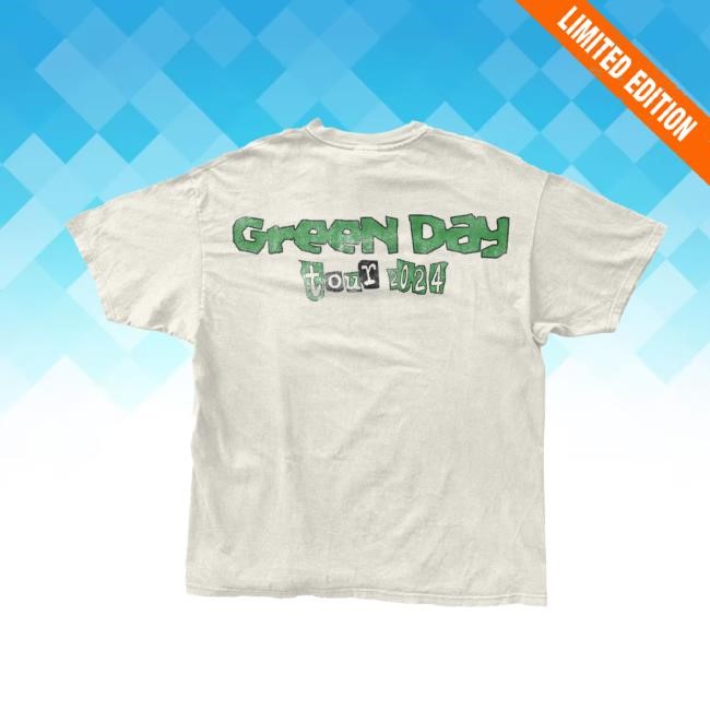 Green Day Merch Saviors Throwback Tour Short Sleeve Shirt – Green Day Band Store Green Day Merch Saviors Throwback Tour New T-Shirt – Green Day Band Store