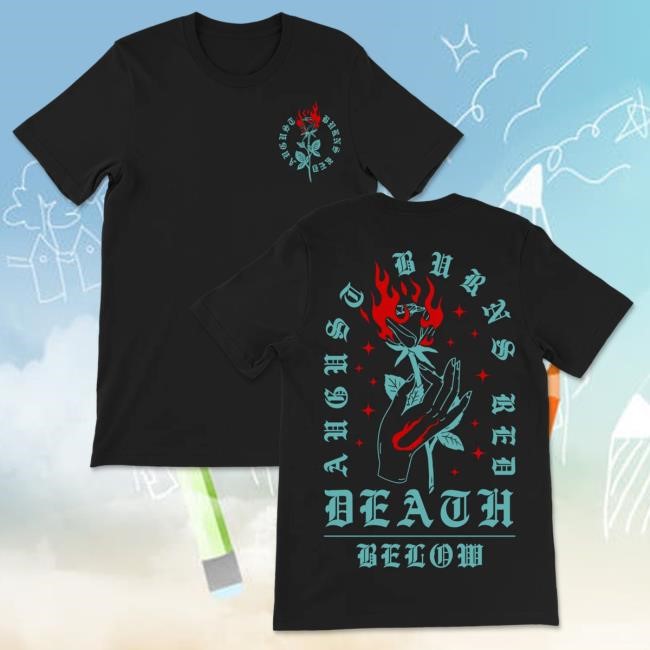 Fire Rose Tee Shirt August Burns Red Official Merch