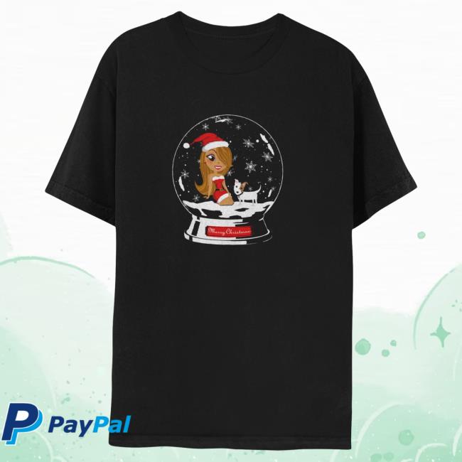 Official Mariah Carey Merch Store Shop Holiday Snowglobe Short Sleeve Attractive Shirt MariahCarey