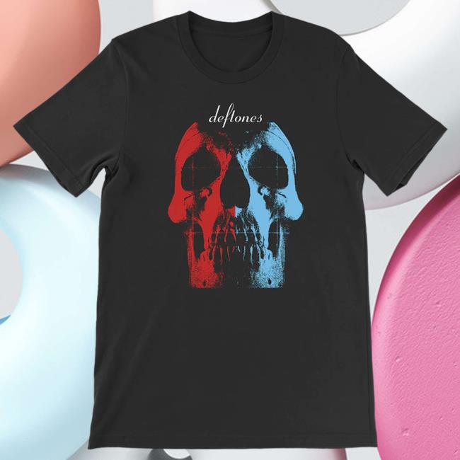 Official Deftones Merch Store Deftones Split Skull Logo Attractive Shirt Deftones Shop