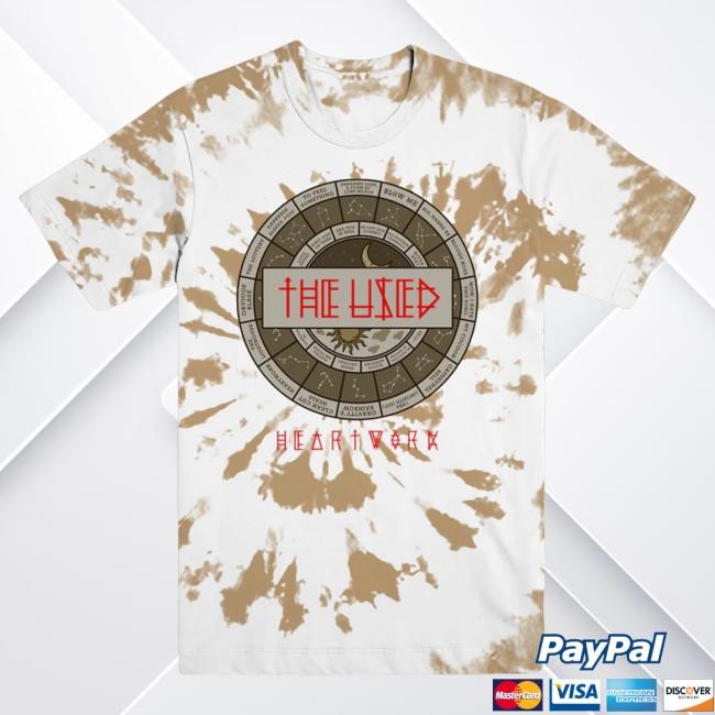 Official The Used Shop Merch Heartwork Deluxe Dyed Shirt
