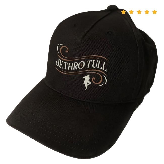 Jethro Tull Official Merch Store Jethro Tull - 'Logo' Baseball Cap (Tour Edition)