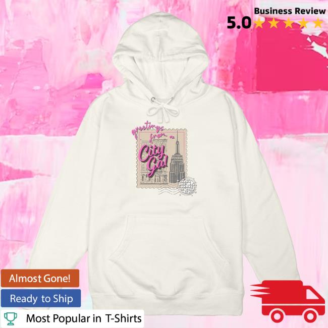Fanjoy Merch Gotg City Gal Cream Sweatshirt