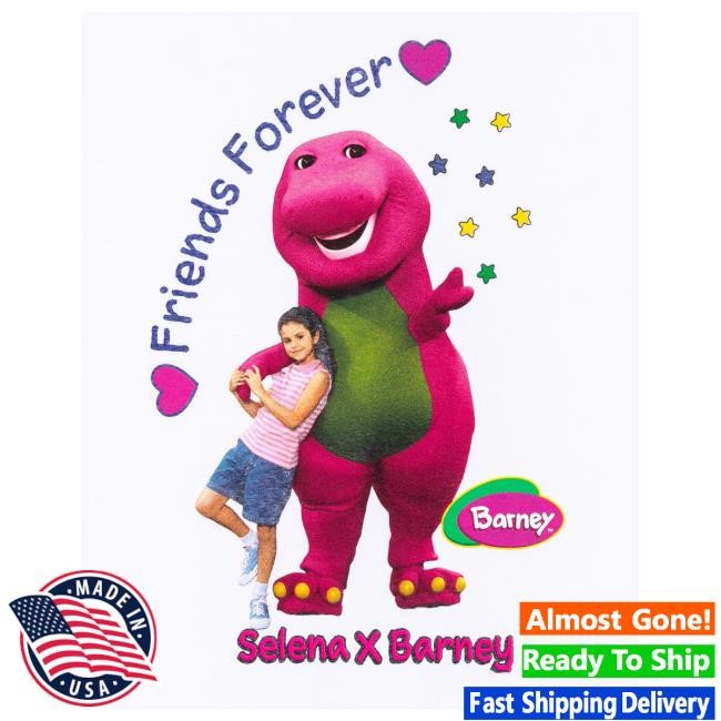 Official Complex Clothing Barney X Selena I Love You White New Shirt Selena Gomez