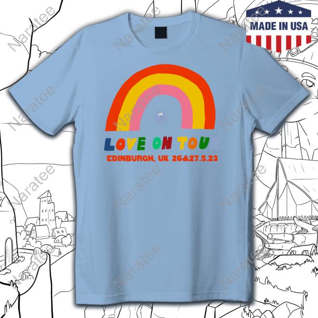 Rainbow Event Love On Tour Edinburgh Long Sleeved T Shirt