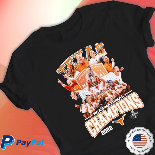 Official Texas Longhorns Women’s Volleyball Team NCAA National Champions 2022 Long Sleeve Tee