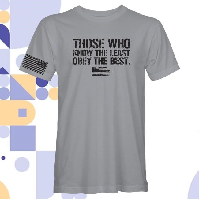 Official Hodgetwins Merch Shop Those Who Know The Least Obey The Best Popover Shirt