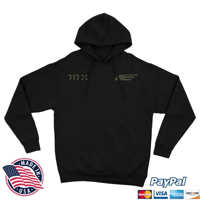 Official 717 Supply Store Shop Tennessee Flag Hooded Sweatshirt