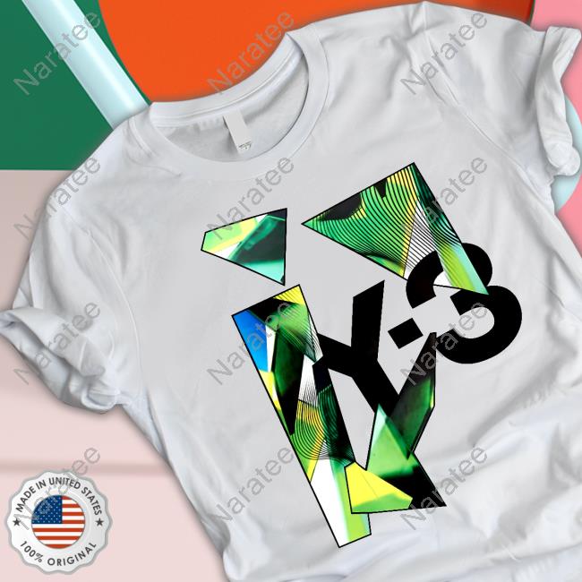 Y-3 Graphic GreenBlue Tee Shirt