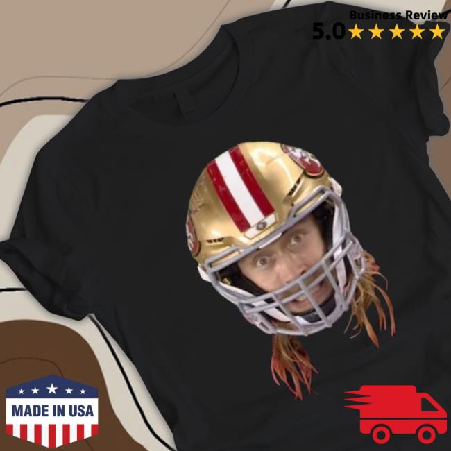 Official George Kittle San Francisco Football Sports Face Long Sleeve Shirt