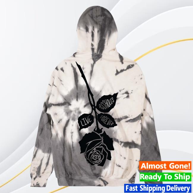 Official Linda Finegold Merch Store Stop Assholes Live Forever Rose Crewneck Sweatshirt Earth Spiral Tie Dye Lindafinegold Clothing Shop Tie-Dye