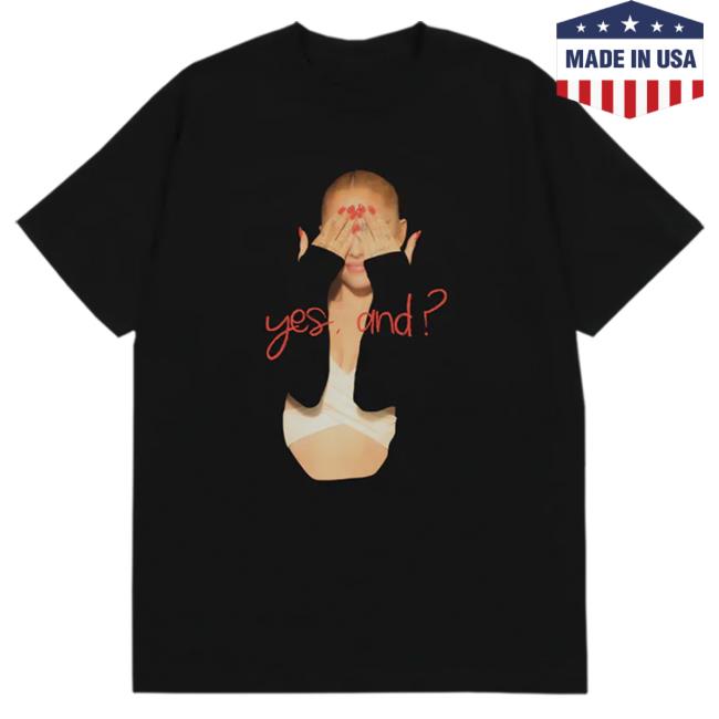 Official Ariana Grande Merch Store Ariana Grande yes, and? black Hot Shirt Ariana Grande Apparel Clothing Shop ArianaGrande