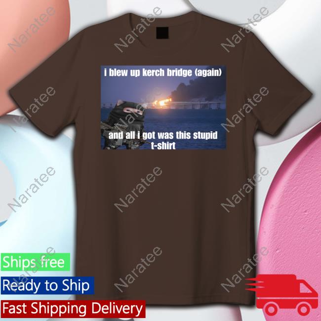 Official NAFO Kerch Bridge Stupid Clothing Plus Size