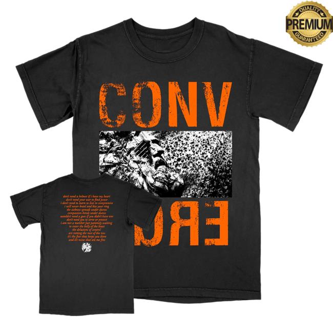 Official Death Wish Store Deathwish IncConverge Under Duress Premium Graphite Shirt Deathwishinc