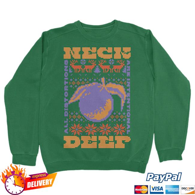 Official Neck Deep Merch Store NeckDeep Adai Holiday Green Hood