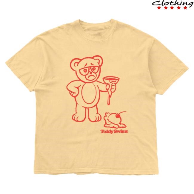 Sad Teddy Ice Cream New Tee Teddy Swims