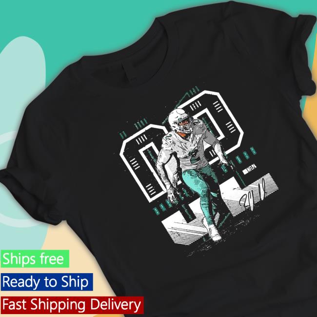 Official Bradley Chubb Miami Dolphins Future Signature Hooded Sweatshirt