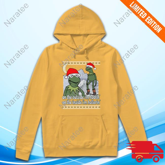 On The Outside I'm Hootin' On The Inside I'm Hollerin' T Shirt