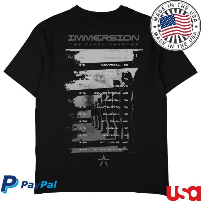 Immersion New East Tour New Shirt – Starset Merchandise