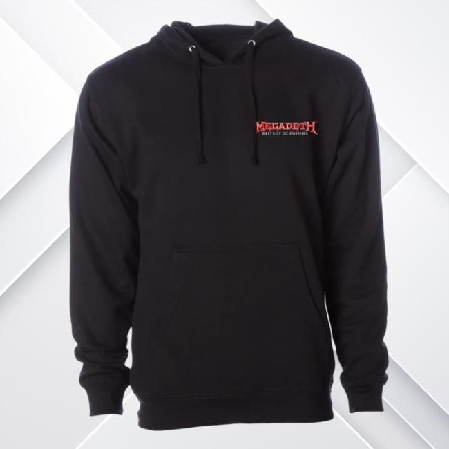 Megadeth Destroy All Enemies Hoody Megadeth Merch